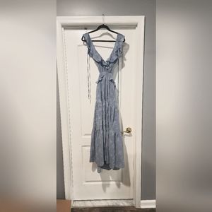 ASTR Baby Blue Cutout Dress Size XS